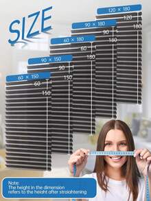 1 Piece Of Solid-Colored, Light-Blocking Curtain That Can Be Installed Without Tools. Original, Translucent, Textured Fabric Light-Blocking Curtain With Self-Adhesive Design. UV Protection, Light-Blocking, Thermal Insulation, Lightweight, - grey - View 2