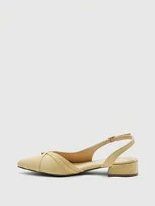 CUCCOO BIZCHIC Nuevo diseño de bailarinas minimalistas de punta, estilo commuter elegante, adecuadas para Navidad y primavera - Albaricoque claro, - Ver 8