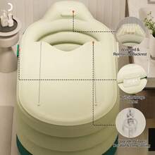 1PC Portable Inflatable Bathtub For Adults – Foldable, Thickened, Heat-Retaining; Suitable For Herbal Baths, Steam Baths, And Soaking. - Multicolor - View 5