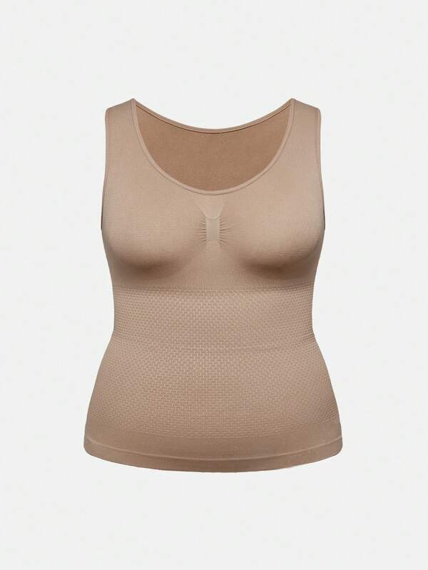 SHAPORA 1pc Seamless Women's Shaping Top, Slimming Body Shaper, Abdominal Control, Flat Belly, Wearable Shapewear