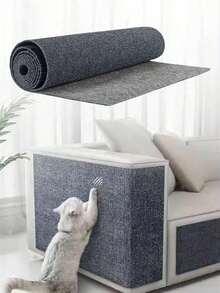 Customizable Self-Adhesive Multi-Color Cat Scratch Pad, Suitable For Cat Trees, Furniture Protection, Sofa, Stairs, Floor, Wall, Ground Protection, Durable Scratch Pad, Ideal Cat Furniture Protector Mat, Multiple Colors Available - Beige - View 13