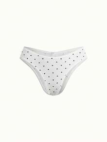 Bonmuse 5件裝清新風格女款印花內褲 - 彩色 - 查看 4