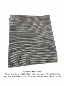 Hollow Anti-Slip Mat, PVC Grid Hollow Design, Gray, Specially Designed For Swimming Pool/Bathroom/Shower, Also Suitable For Kitchen/Bathroom/Dining Room/Bar/Garage. This Multipurpose Durable Mat Is Easy To Clean And Store. - grey - View 8