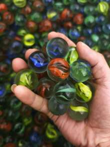 Colored Glass Marbles, Suitable For Ball Sprayers, With A Cat Eye Design, Bright Solid And Patterned Colors, Perfect For Gaming And Handicraft Projects - Multicolor - View 6