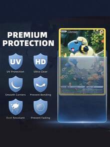 MINKOJA 3 X 4 Inch Clear Rigid Trading Card Protectors, UV-Resistant Hard Plastic Top Loaders With Smooth Corners, Ultra Clear Dust & Scratch Resistant Anti-Bending Card Sleeves For Sports Cards, Game Cards, Collectible Cards And Mini Photos - Multicolor - View 8