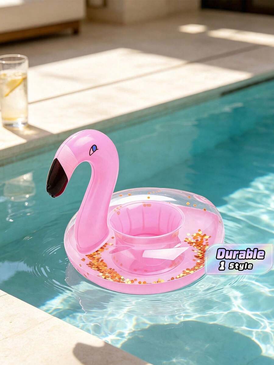 Pack Of 20 Inflatable Pool Drink Holders – Floating Coaster Style, Assorted Shapes, Water-Floating Cup Holders & Bath Toys; Perfect For Weddings, Bachelorette Parties, And Pool Parties - 20pcs - View 1