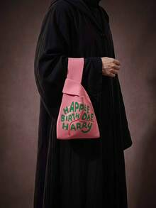 HARRY POTTER X Joivida Rosa vardags- och reseväska med bokstavsmönster och stor kapacitet - Visa 2