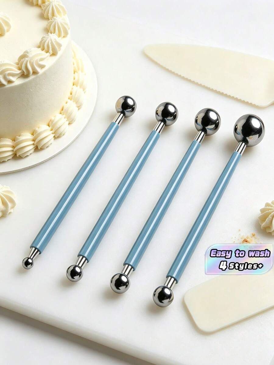 Clay Carving & Embossing Tools Set, Dotting Stylus Ball Tools For Pottery Clay, Suitable For Rock Painting, Nail Art, Mixing, Sculpting & Ceramic Embossing - Multicolor - View 1