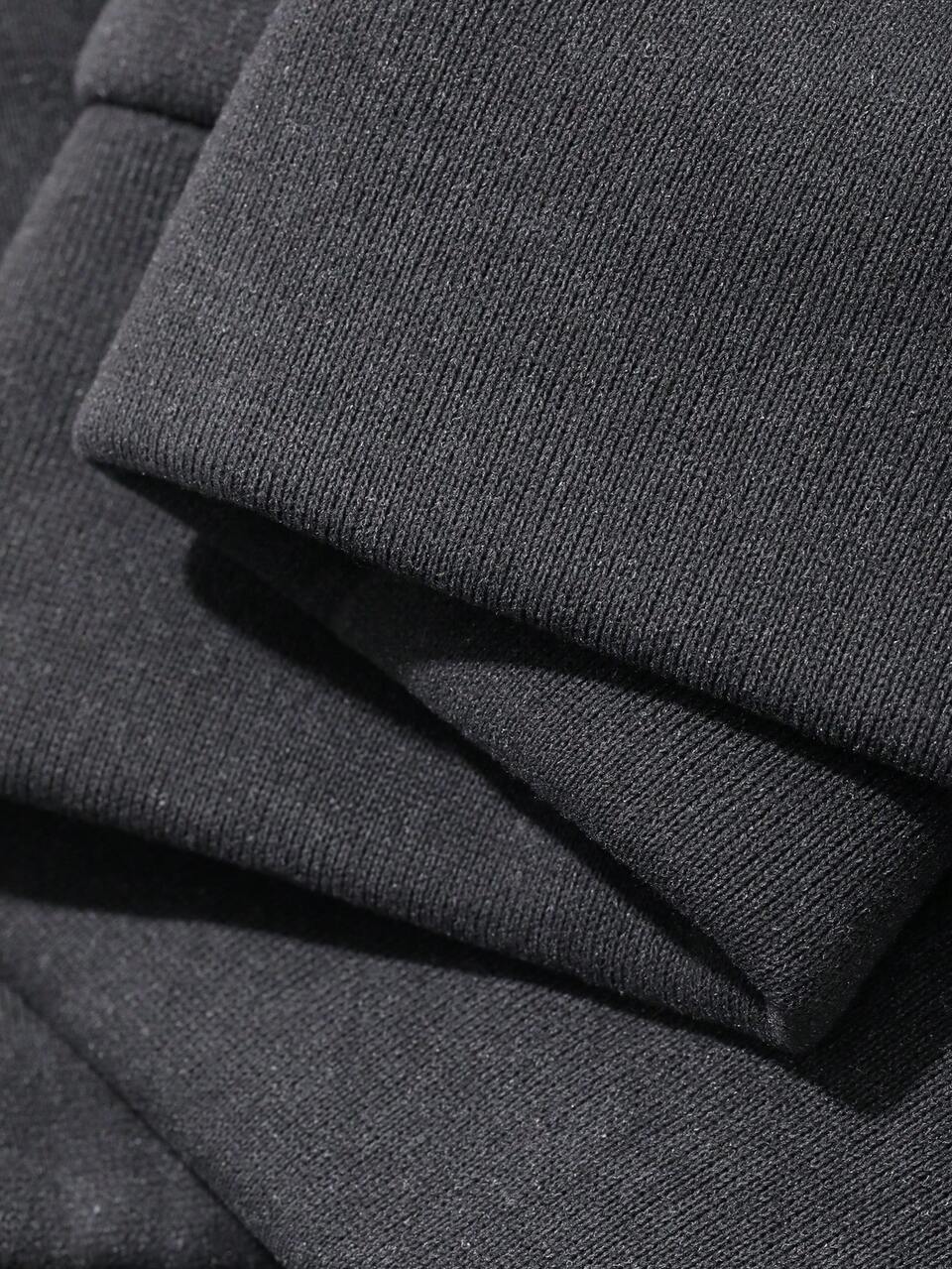 Women's Korean Style Autumn Solid Color Hooded Fleece Lined Double Zipper Jacket Sweatshirt Oversized T Shirts For Women