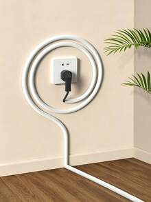 1PC 39.37/118.11/196.85inch Compact Cable Trunking, 1.5cm Wide Transparent Wire Cover, Scratch-Resistant Decorative Cord Hider For Concealed Cable Management - Multicolor - View 10