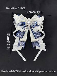 Cute One-Piece Decorative Backpack Accessories, Beaded Tassels, Five-Pointed Star Ribbons, Rhinestones, And Angel Wings, Suitable For Anime Fans, Idol Fans, And Cosplay Costume Decorations. - Multicolor - View 4