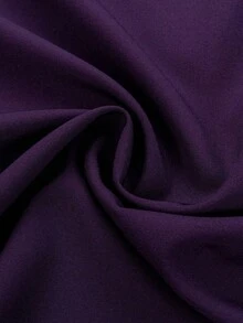 Manfinity Mode Men's Casual Versatile Embroidery Detail Short Sleeve Formal Shirt - Purple - View 5