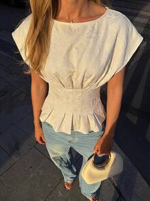 Women Sports Tees & Tanks - 杏色 2 - 查看 6