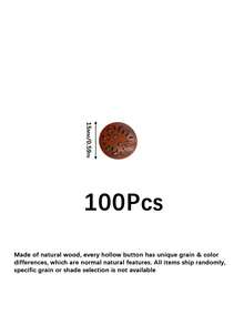 Chrysanthemum Shaped Wooden Coat Buttons, Premium Wood Buttons For Coat, DIY Clothing Sewing Accessories, Perfect For Overcoat, Jacket And Garment Making - multicolor - View 19