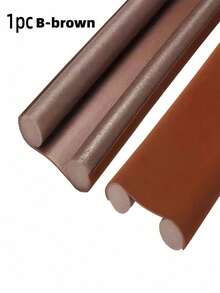 1PC Door Bottom Weather Stripping Seal, Rubber Composite For Soundproofing, Waterproof, Draft Proof, Bedroom, Quiet Home, Insulation, Office - Multicolor - View 8