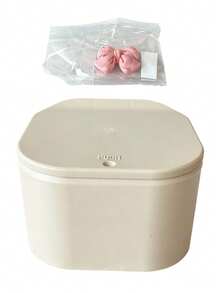 Zazumi Girl's Hair Accessories Storage Box, Headband Storage Box, Headbands, Hair Ribbons, Cotton Swab Storage Box, Bathroom Container Hair Clip Holder With Lids, Kitchen, Home Storage Boxes - View 10