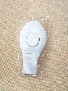 4/8Pcs Multi-Functional Fabric Strap Protection Locks - White - View 2