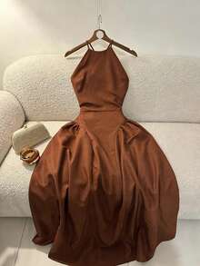 Women Midi Dresses - Pearl White - View 3