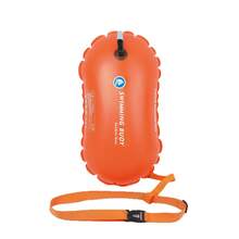 Adjustable Waist Belt Swim Tow Float PVC Inflatable Buoy, Portable Outdoor Water Float Marker For Open Water Swimmers, Triathlon Athletes, Kayakers And Snorkel Divers - multicolor - View 3