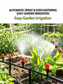 Automatic Flower Watering Device Double 15m Set,30M Watering Set,Removable Universal Rod Nozzle - Automatic flower watering device - View 2
