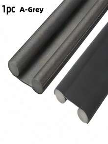 1PC Door Bottom Weather Stripping Seal, Rubber Composite For Soundproofing, Waterproof, Draft Proof, Bedroom, Quiet Home, Insulation, Office - Multicolor - View 6