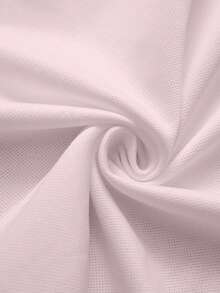 CourtClass CourtClass Polo deportivo de yoga para mujer, para exterior y gimnasio, con media cremallera, cuello y bajo con abertura - Rosa - Ver 8