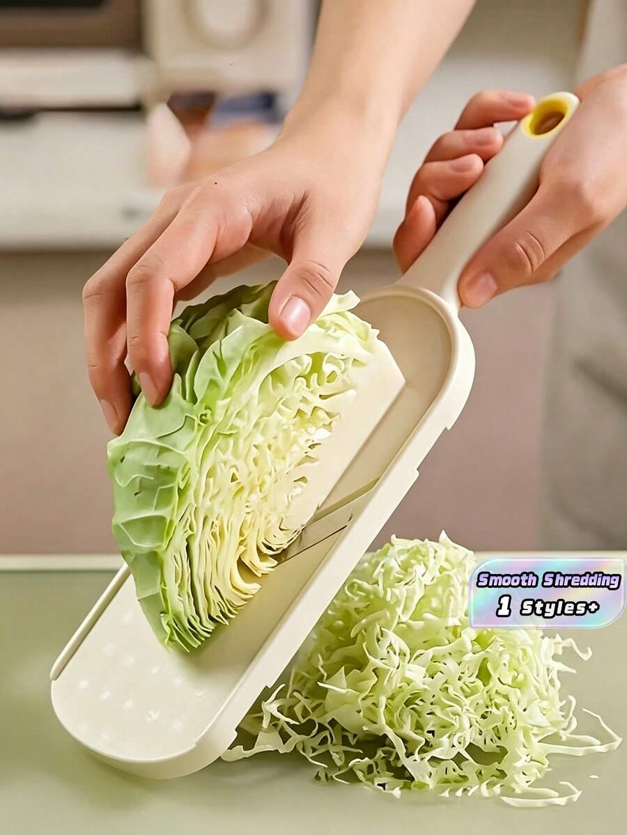 Rebanador de verduras multifuncional, para ensalada, col, zanahoria, rábano, rallado de pepino - Multicolor - Ver 1