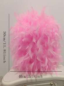 1PC 40cm 30cm Warm Romantic Artificial Flame Sphere Lamp Shade Retractable White Flame Globe Lamp Cover With Stand For Home Party Decor Shade Only - pink - View 15