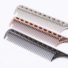 1PC Aluminum Rat Tail Comb Anti-Static Heat Resistant Fine Tooth Teasing Comb Professional Salon Hair Styling Tool For Hair Sectioning Highlighting Dyeing Braiding Barber Makeup Artist Hair Parting Pick Comb - Multicolor - View 5