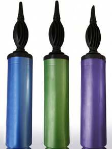 Balloon Air Pump, Portable Reusable Handheld Air Blower, Manual Balloon Inflator Pump, Suitable For Birthday Party, Festival, Wedding, Balloon (Random Color) HandPush Color Air Pump, Party Decoration Celebration Event Planning Prop For All Event Set - multicolor - View 3