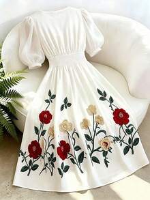 Plus Size Dresses - Multicolor - View 6