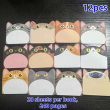 240/360pcs Pieces Of Sticky Notes With Cute Animal Themes Are Suitable For Daily Office Message Scrapbook Decoration DIY Tearable And Writable Stickers And Various Animal-Shaped Sticky Notes (20/30 Pieces Each, A Total Of 12 Sets). - one-size - View 13