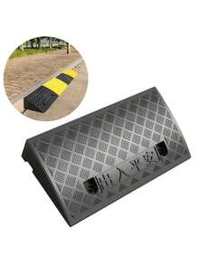 2 Pieces/1 Piece Set Of Heavy-Duty PE Portable Car Curb Ramp, Featuring A Slip-Resistant Traction Surface, Suitable For Use With Lawnmowers, Vehicle Access/Egress, And Pet Ramps. - Multicolor - View 9