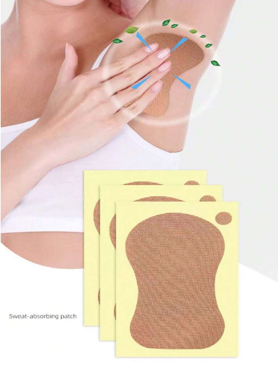 20/200片一次性透氣吸汗貼,超薄透氣隱形吸汗貼,男女通用一次性腋下貼,隱形透氣吸汗貼,便攜式 - 均碼 - 查看 1