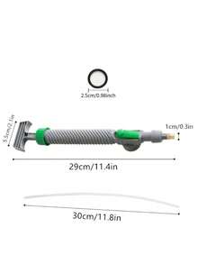 1PC Handheld High Pressure Adjustable Continuous Spray Nozzle Garden Watering Tool Plastic Lightweight No Battery No Electricity For Farm Plants Flowers Outdoor Irrigation - A - View 12