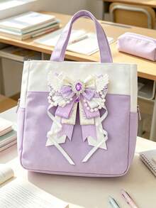 Cute One-Piece Decorative Backpack Accessories, Beaded Tassels, Five-Pointed Star Ribbons, Rhinestones, And Angel Wings, Suitable For Anime Fans, Idol Fans, And Cosplay Costume Decorations. - Multicolor - View 11