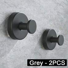 4PCS Suction Cup Hooks For Shower, Stainless Steel Waterproof Suction Cup Hooks, No-Drill Hooks, For Shower, Bathroom, Kitchen, Mounting On Glass Shower Doors, Mirror, Tile And Other Smooth And Hanging Towels, Robe, Loofah Etc.1/2pcs Pack - Multicolor - View 17