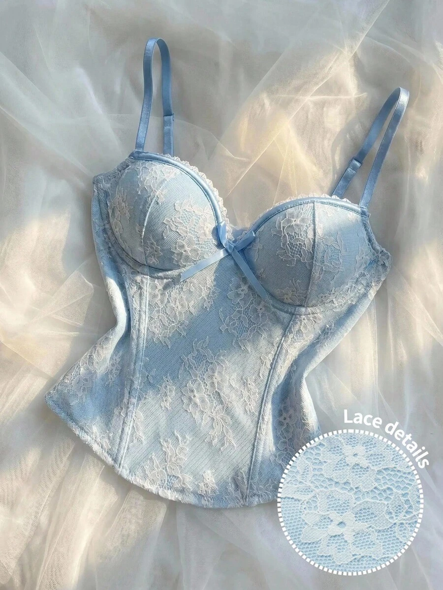 CovetEZ Pure Desire Lace Underwire Cup Camisole