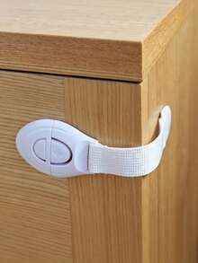 4/8Pcs Multi-Functional Fabric Strap Protection Locks - White - View 7