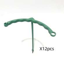 1 Set Semicircular Plastic Plant Support Frame, Easy Assembly Vine Climbing Trellis Stakes, Indoor Potted Flower Fixing Rods For Balcony Greenhouse Plant Layout & Vine Training - multicolor - View 11