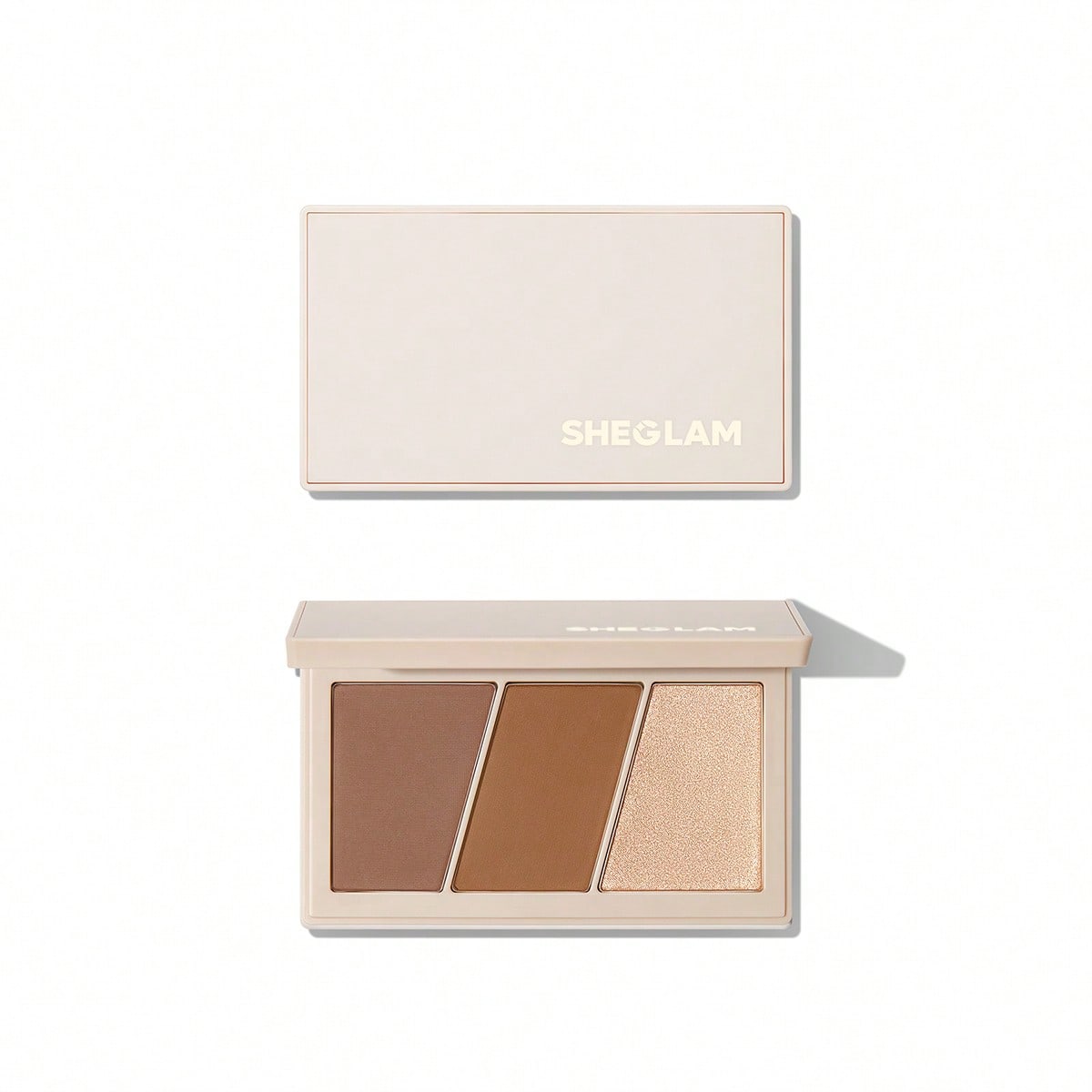 Shein Women's Gingerbread Trio Hero Face Palette- Brand Beauty Cosmetic Makeup For And Girls