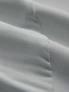 SHEIN Cheerettes 女款拼色拉鍊休閒日常騎行短袖上衣 - 灰色 - 查看 6