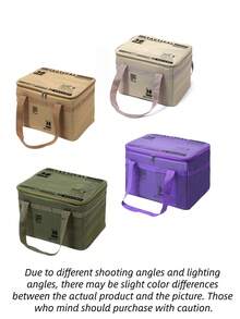 30L Multi-Color Insulated Waterproof Tactical Camping Bag, Foldable Outdoor Picnic Tableware Storage Box, Large Capacity - View 5