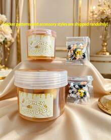 MINKOJA 1/2 Packs Butter Slime Set, Non-Sticky, Crunchy Slime, Kids Party Gift, Sensory Slime Toy, Birthday Halloween Gift For Teens And Adults Random Delivery Of Old Or New Packaging Sticker Patterns And Accessory Styles Are Shipped Randomly! - Multicolor - View 17