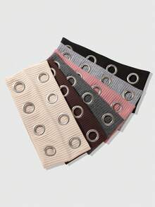 ROMWE Goth 1pc Vintage Y2K Street Style Metal Eyelet Wide Women's Headband, Versatile Hair Accessory For Daily Commute, Yoga, Fitness, Running, Casual Outings - Multicolor - View 2