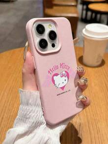 HELLO KITTY AND FRIENDS | SHEIN Sanrio Hello Kitty Soft TPU Phone Case Shockproof Protective Cover Compatible With All IPhone Models 17 16 15 14 13 12 11 Pro Max - Multicolor - View 4