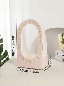 2/6/8Pcs Foldable Paper Flower Baskets, Handheld Wedding Bouquet Gift Bags Floral Arrangement Packaging Baskets - multicolor - View 5