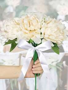 50/100件組派對毛線蝴蝶結套組－婚禮椅飾與車飾蝴蝶結、節日禮品包裝蝴蝶結、花束綁繩，慶祝活動通用手工緞帶蝴蝶結 - 彩色 - 查看 2