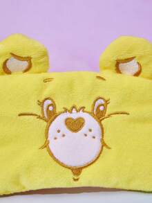 Care Bear X Joivida 1個可愛刺繡熊睡眠眼罩，柔軟遮光設計，男女適用，適合午睡、旅行、居家放鬆、辦公室、日常睡眠輔助，也是週年紀念、生日或聖誕襪填充物的獨特個性化禮物 - 彩色 - 查看 6