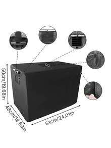 Oxford Cloth Outer Cover For Dog Crates, Dustproof, Windproof And Rainproof, Universally Fit For Kennels Of All Sizes - Black - View 4